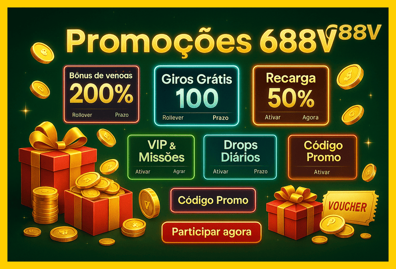 O bônus promocional 688V é uma ótima maneira de começar sua aventura